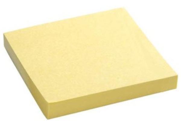 POST-IT Block 76x76mm 654Y gelb/100 Blatt