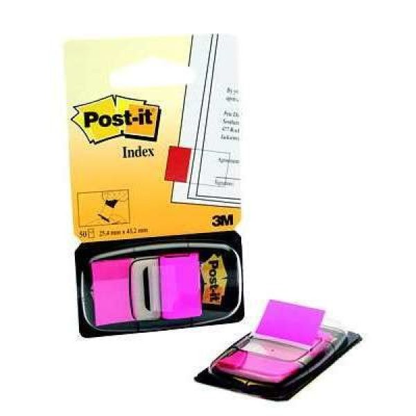 POST-IT Index Tabs 25,4x43,2mm 680-21 pink/50 Tabs