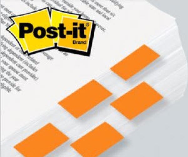 POST-IT Index Tabs 25,4x43,2mm 680-4 orange/50 Tabs