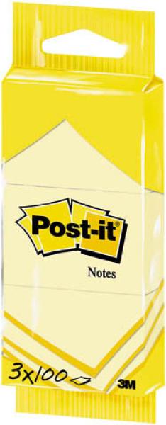 POST-IT Notes 38×51mm 6810 gelb 3x100 Blatt