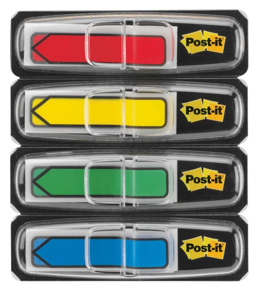 POST-IT Index Pfeile 43.1x11.9mm 684-4ARR3 4-farbig/4x24 Tabs