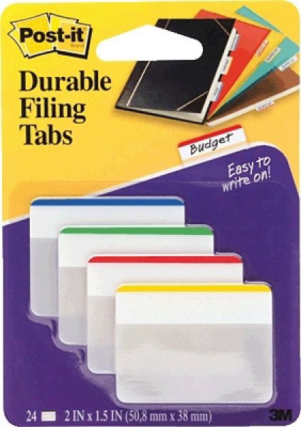 POST-IT Index Strong Filing 50.8x38mm 686F-1 4-farbig ass./4x6 Stk.