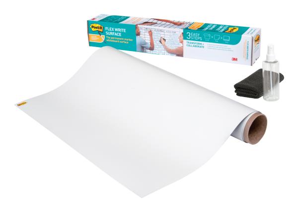 POST-IT Flex Write Surface Folie FWS3X2 weiss 60x90cm