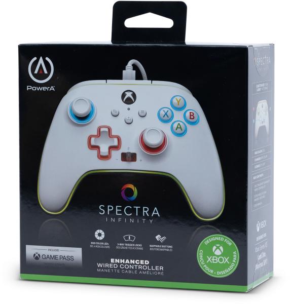 POWER A Spectra Infinity Enh. Ctrl. XBGP0022-01 Wired,Xbox Series XS,White