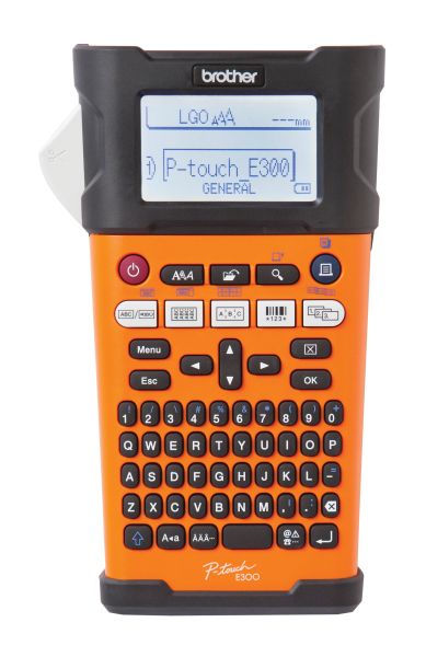 PTOUCH Gerät inkl. PT-E300VP Koffer, Adapter, Akku, Band