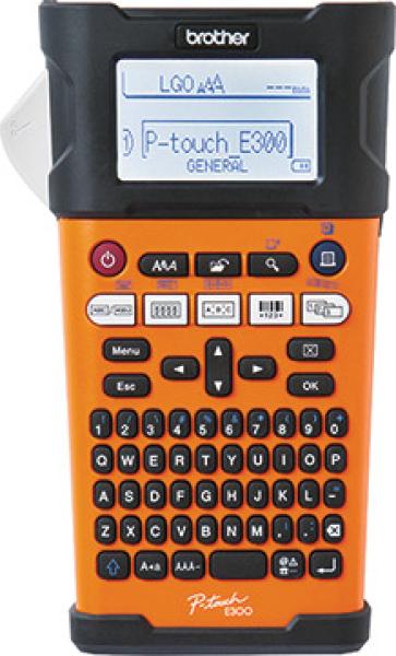 PTOUCH Gerät inkl. PT-E300VP Koffer, Adapter, Akku, Band