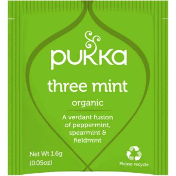 PUKKA Three Mint 4091016 Bio Kräutertee 20 Beutel