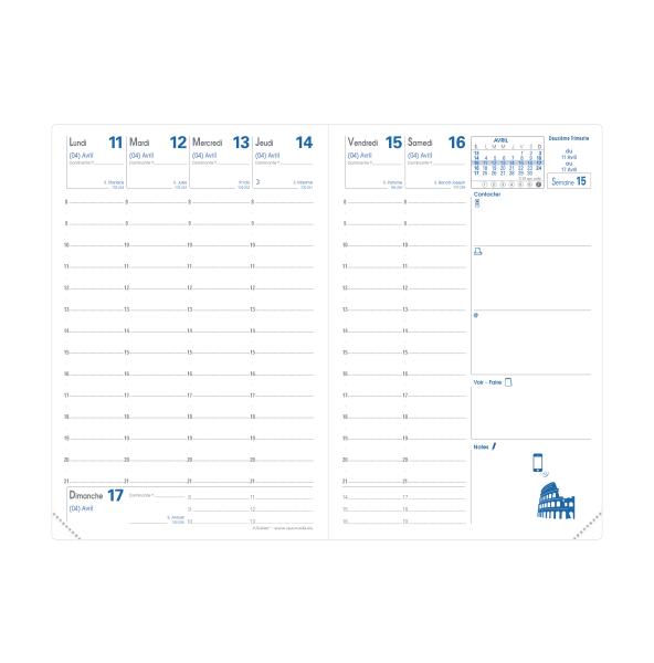 QUO-VADIS Rech.Affaires FR 2024 004005Q 1W/2S, 10x15cm