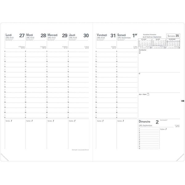 Quo-vadis planning sd rep club 25/26 282195q 1w/2s 16m beige fr 18x24cm - Quo-vadis-282195q-3371010529131-02.jpg