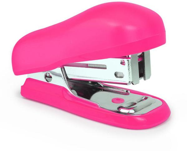 RAPESCO Mini-Heftgerät 1412 hot pink 12 Blatt