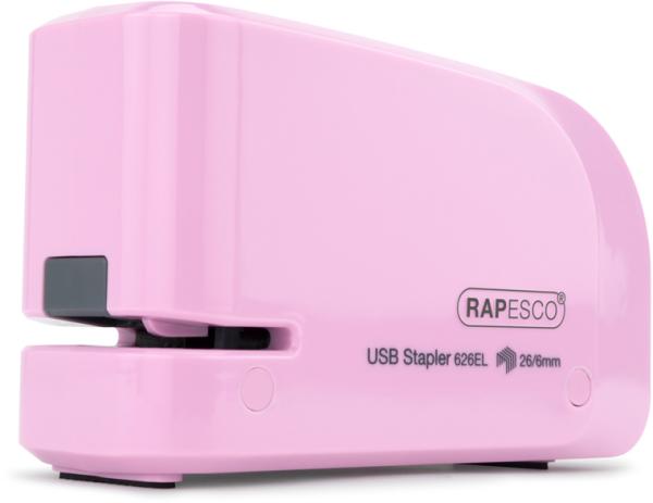 RAPESCO Heftgerät Autom. USB/Batterie 1451 rosa