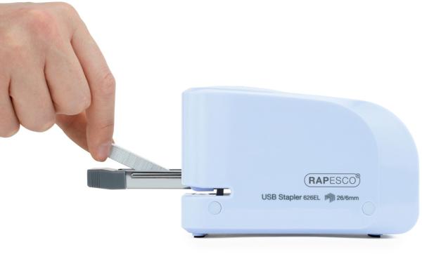 RAPESCO Heftgerät Autom. USB/Batterie 1452 blau