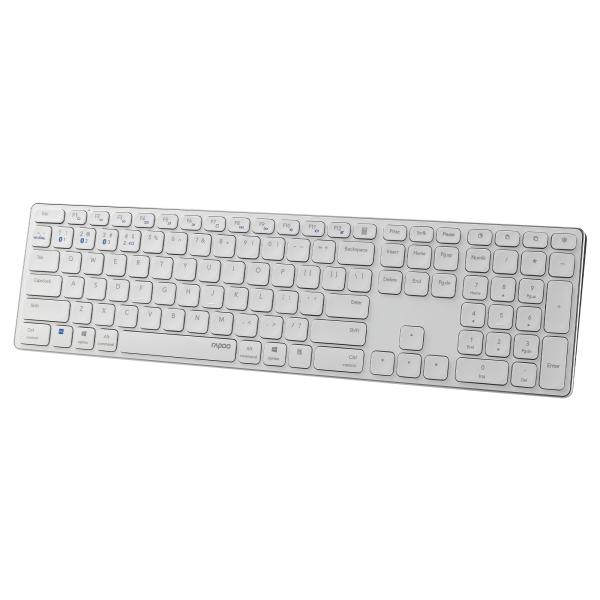 RAPOO E9800M ultraslim keyboard 11491 wireless, White