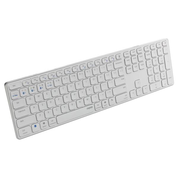 RAPOO E9800M ultraslim keyboard 11491 wireless, White