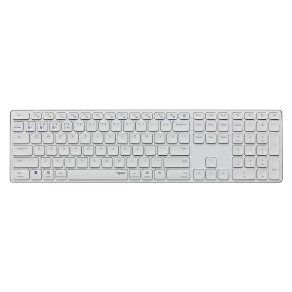 RAPOO E9800M ultraslim keyboard 11491 wireless, White