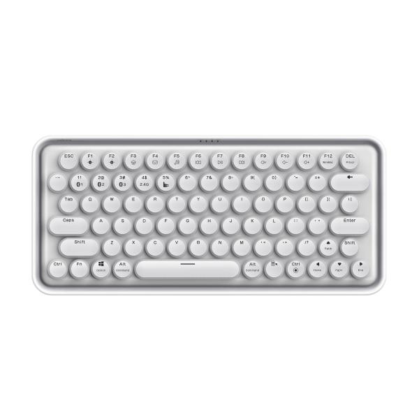 RAPOO Ralemo Pre 5 mech. Keyboard 11567 wireless, White-Silver