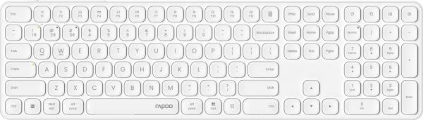 RAPOO E9810 ultraslim Keyboard 12645 Wireless, White