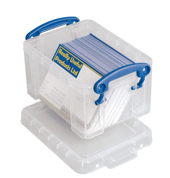 REALLY USEFUL BOX Kunststoffbox 0,3lt 68501400 transparent