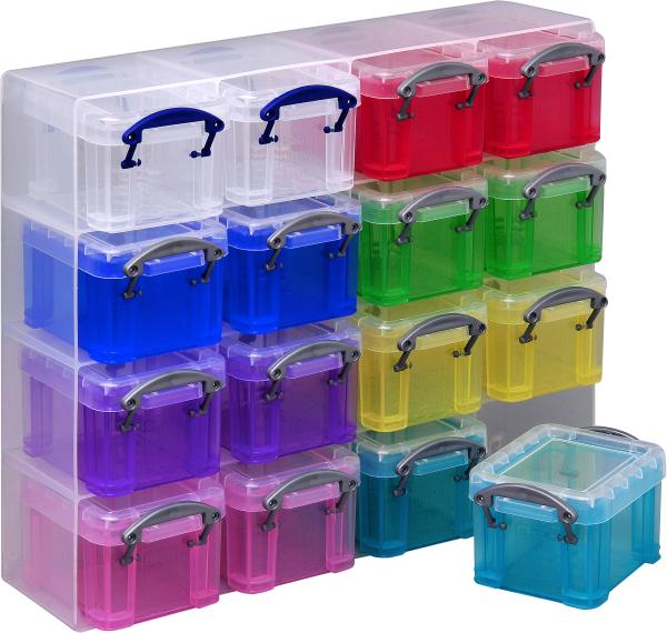 REALLY USEFUL BOX Organizer Set 0,14lt 68507301 farbig ass.