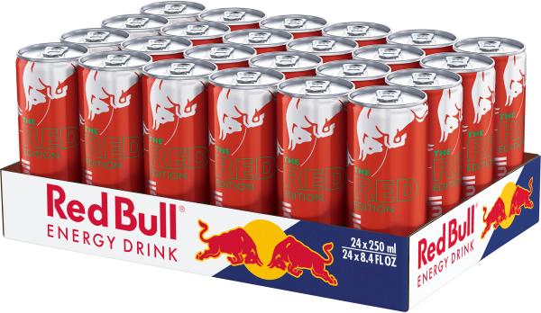 RED BULL Energy Drink Alu 7378 Red Edition 25 cl, 24 Stk.