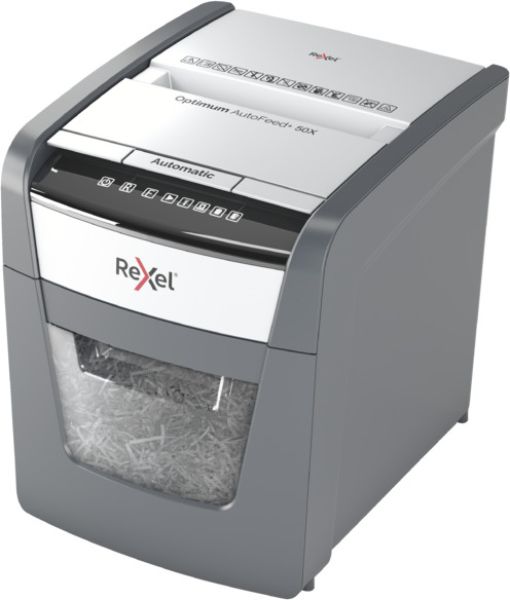 REXEL Aktenvernichter Optimum AF+ 2020050XCH X50, P-4, 20lt