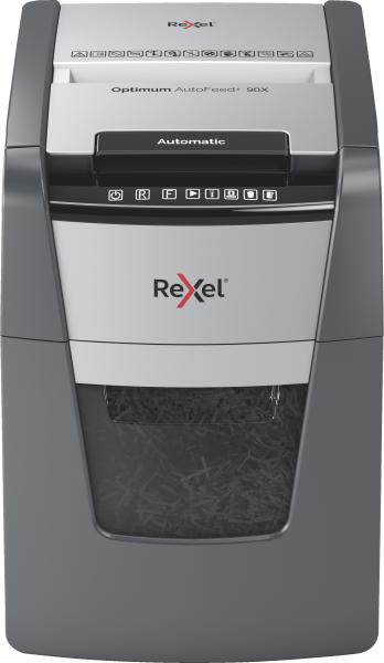 REXEL Aktenvernichter Optimum AF+ 2020090XCH 90X, P-4, 34lt