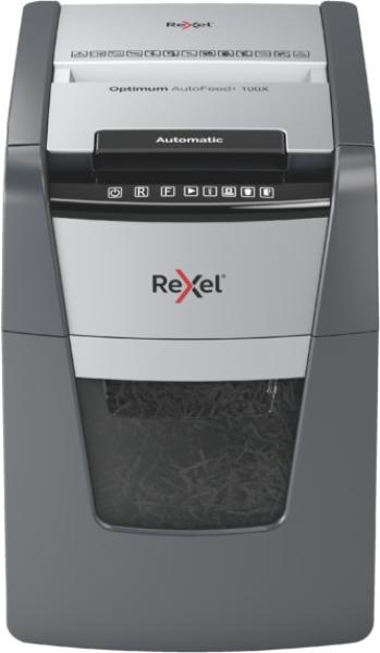 REXEL Aktenvernichter Optimum AF+ 2020100XCH 100X, P-4, 34lt