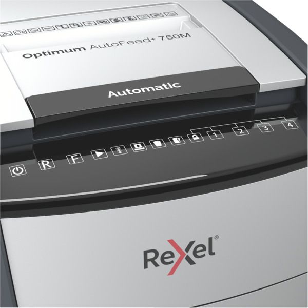 REXEL Aktenvernichter Optimum AF+ 2020750MCH 750M, P-5, 140lt