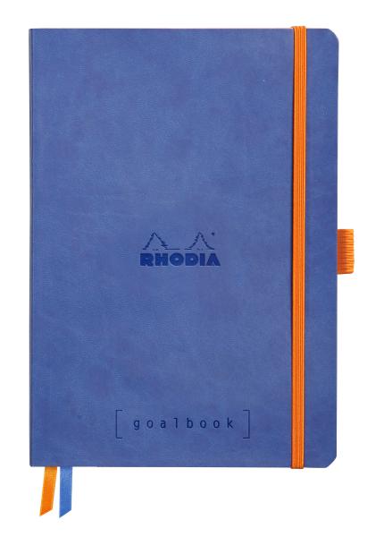 RHODIA Goalbook Notizbuch A5 117577C Softcover saphirblau 240 S.