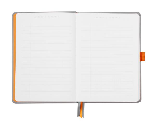 RHODIA Goalbook Notizbuch A5 118570C Hardcover silber 240 S.