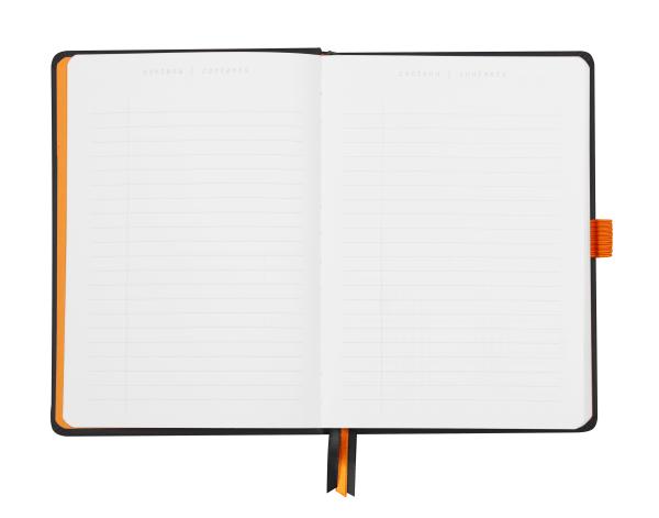 RHODIA Goalbook Notizbuch A5 118571C Hardcover schwarz 240 S.