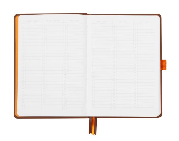 RHODIA Goalbook Notizbuch A5 118572C Hardcover Schokoladenb. 240 S.