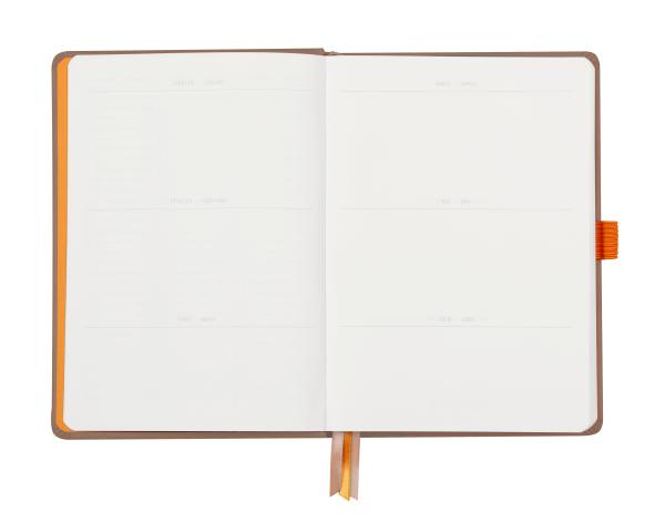 RHODIA Goalbook Notizbuch A5 118573C Hardcover taupe 240 S.