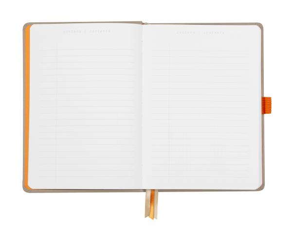 RHODIA Goalbook Notizbuch A5 118574C Hardcover beige 240 S.