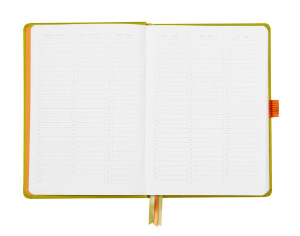 RHODIA Goalbook Notizbuch A5 118575C Hardcover anisgrün 240 S.