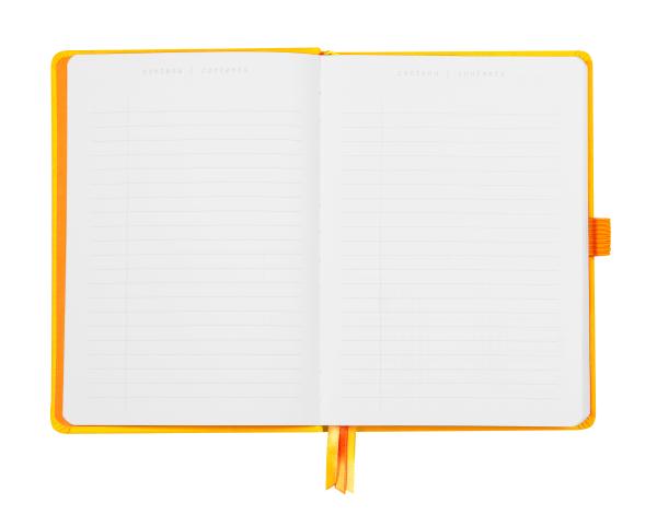 RHODIA Goalbook Notizbuch A5 118585C Hardcover gelb 240 S.