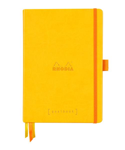 RHODIA Goalbook Notizbuch A5 118585C Hardcover gelb 240 S.