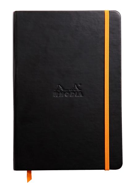 Rhodia notizbuch rhodiarama a5 118742c liniert, schwarz 192 seiten - Rhodia-118742c-3037921187425