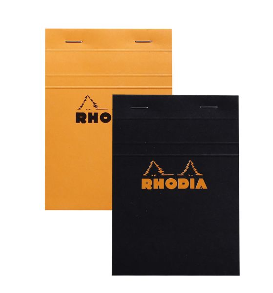 RHODIA Notizblock orange A6 13600C liniert 80 Blatt