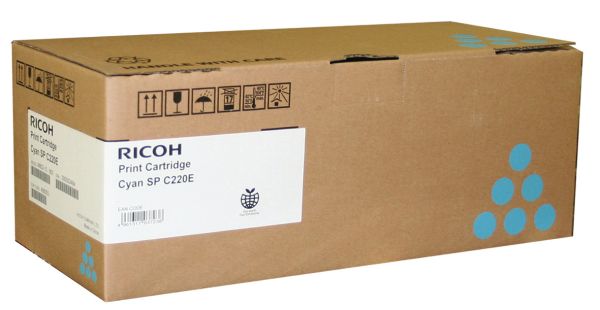 RICOH Toner cyan 407645 SP C220 2000 Seiten