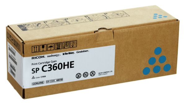 RICOH Toner cyan 408185 SP C360/361 5'000 Seiten