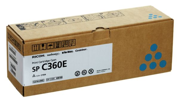 RICOH Toner cyan 408189 SP C360/361 1'500 S.