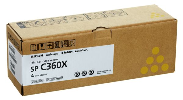 RICOH Toner yellow 408253 SP C361 9'000 Seiten