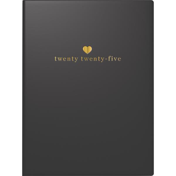 RIDOIDE Taschenagenda Design Line 2025 013607025.25 1W/2S Heart DE 12x16cm