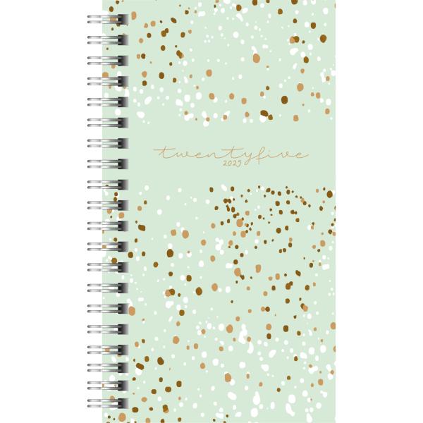 RIDOIDE Taschenagenda Timing 2 2025 014104015.25 1W/2S Confetti ML 9.3x17.2cm