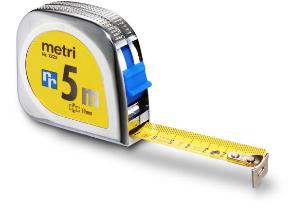 RIEFFEL Rollmeter 5m 1225SB chrom