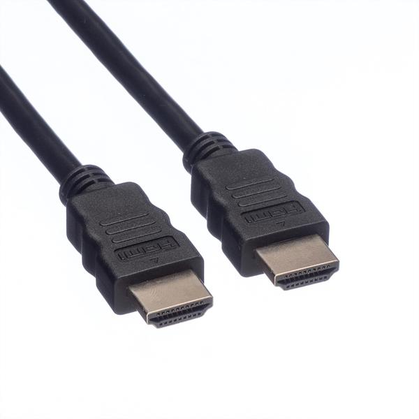 Roline hdmi high speed kabel, eth. 11.04.5545 black, st/st, 2160p, 3d 5m - Roline-11.04.5545-7611990190010-02.jpg