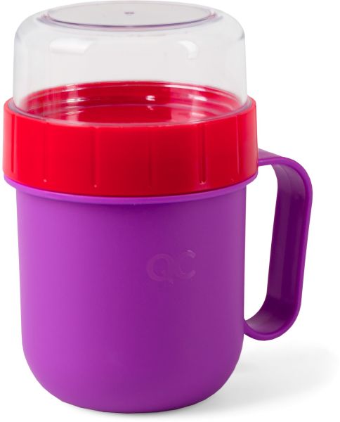 ROOST Lunch Tasse 13x10x15mm 497734 elegant violet/vivid red