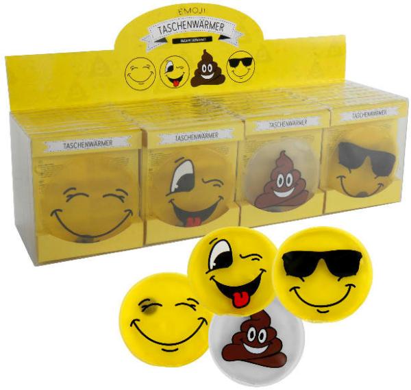 ROOST Taschenwärmer 4-Set 512609.8 Smiley, ass. 9cm