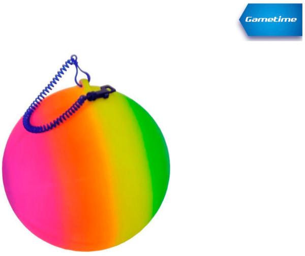 ROOST Spielball Regenbogen 21cm 720547 mit Kordel